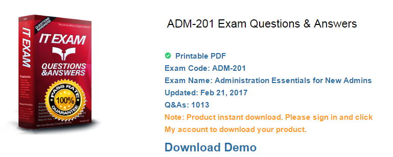 ADM-201 exam